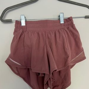 light pink lulu lemon shorts